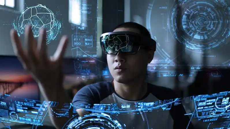 科技感vr虚拟现实交互体验