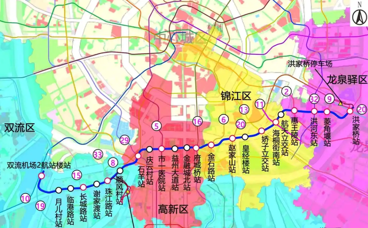 6月29日,成都地铁30号线市一医院站主体结构封顶,标志着项目主体结构