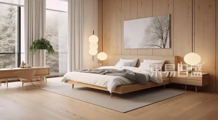 北欧风卧室效果图