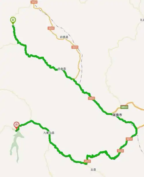 从腊子口到九寨沟最近的路怎么走