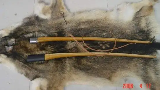 拉力:30--120磅 长度:根据身高制作合理的长度 拉距:80cm 材料:桑木