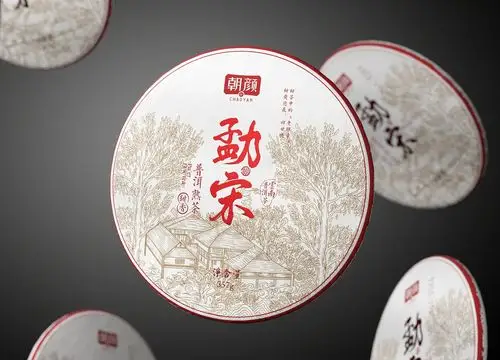 朝颜茶叶高端云南古树茶饼包装形象设计