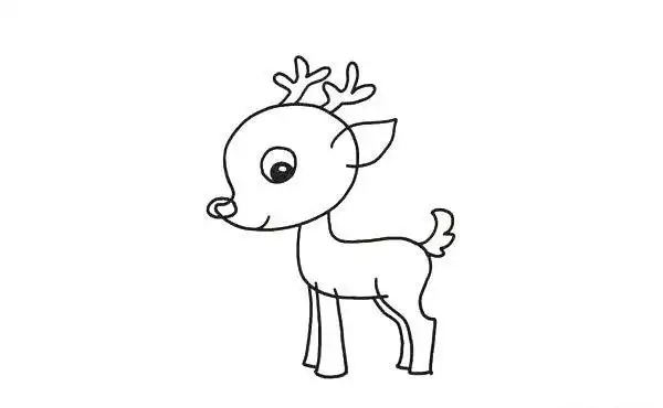 梅花鹿简笔画怎么画