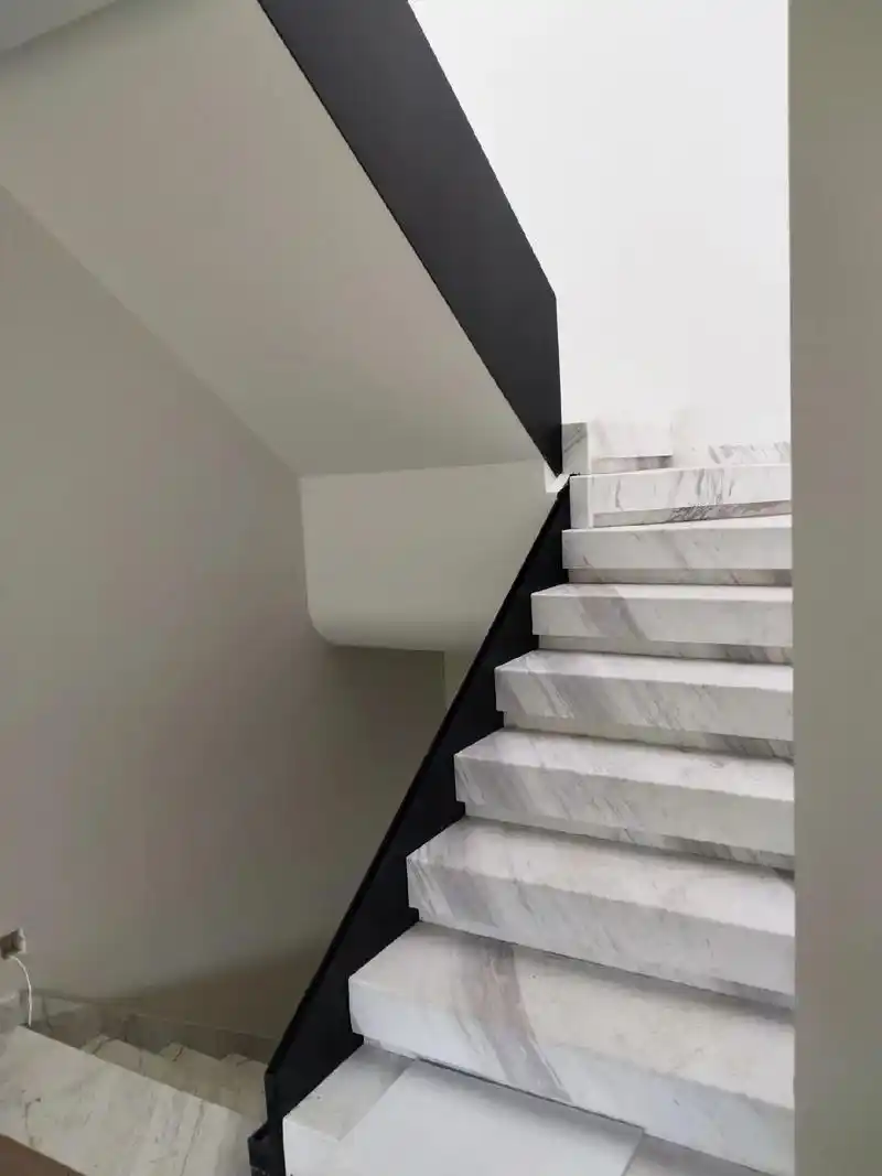 567期|别墅楼梯工艺细节天然大理石踏步
