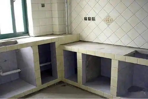 省钱攻略?告诉你如何砖砌水泥橱柜!