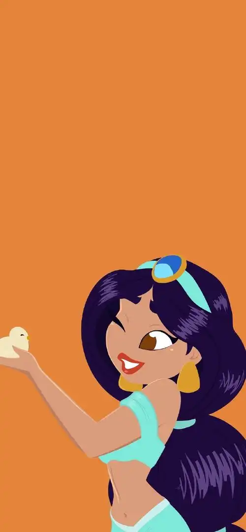 迪士尼公主手绘插画高清手机壁纸_卡通_手机壁纸下载_美桌网