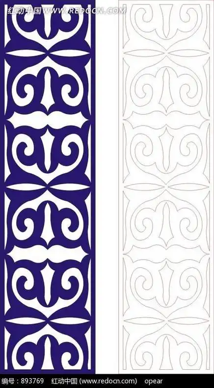 二方连续纹样简笔画动物