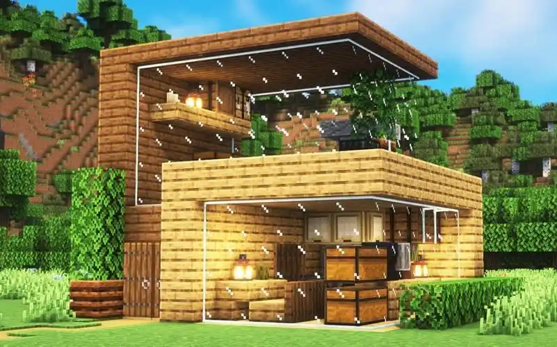 【minecraft】如何建造初学者木屋教程(julious)