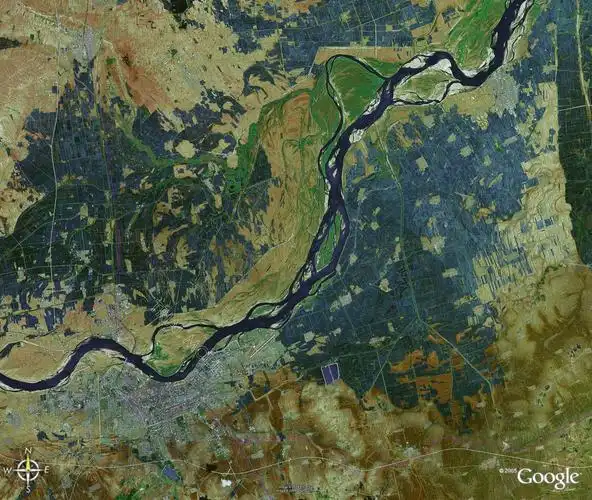 卫星地图_黑龙江地图_高清版_下载-政区地图