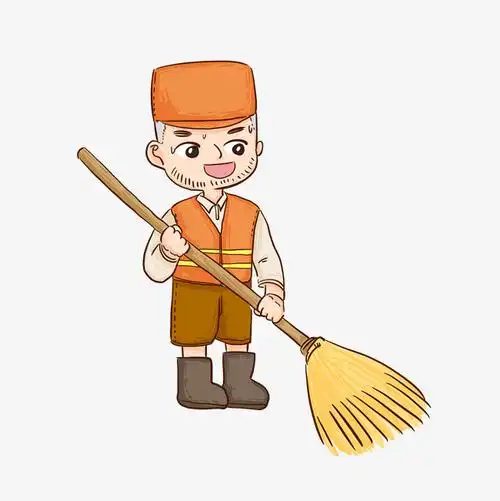 环卫工简笔画 环卫工人简笔画图片