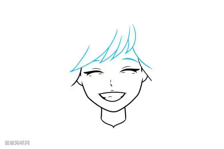 微笑的眼睛简笔画怎么画