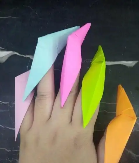 怎么折纸做指甲 手工折纸大全-普车都