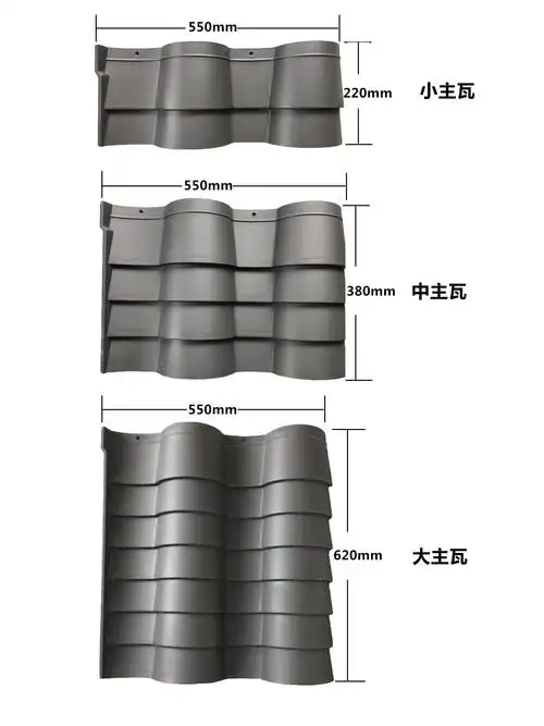 青岛高分子装饰瓦古建青筒瓦中式仿古瓦现货销售