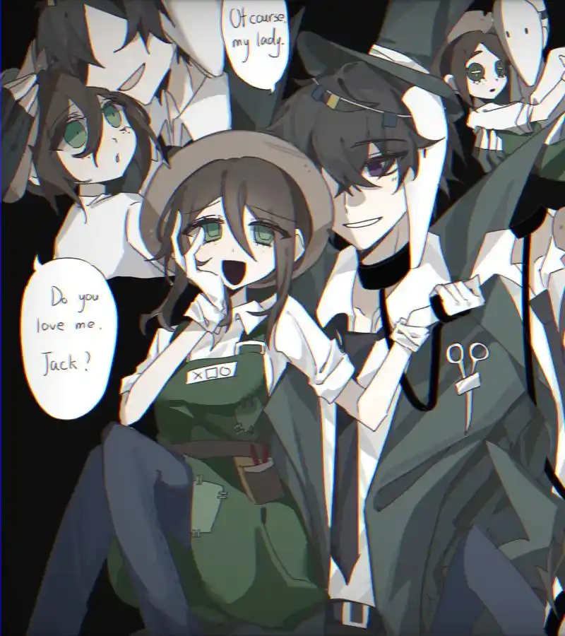 好了我打码重发了孩子们#绘画 #杰园 #杰克 #园丁 #园杰 - 抖音