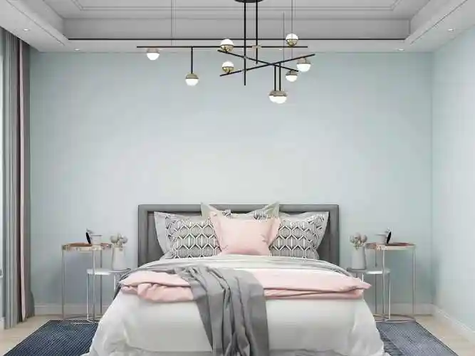 雅绣之家正青春素色墙布装修的房间孩子看了都不愿意