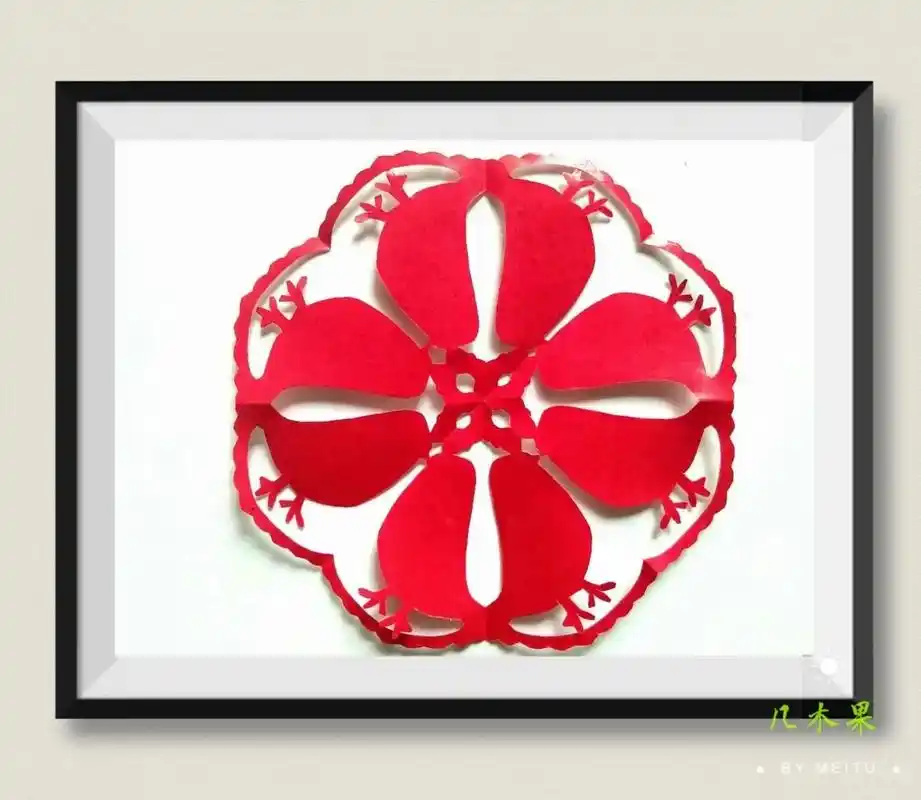 四角折剪——小鸟【附线稿】#剪纸 #剪纸教程 #剪纸剪纸  - 抖音