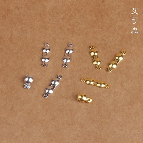 925纯银鲍鱼扣夹扣吊坠配件diy手工配件串珠手链项链吊坠挂件扣子