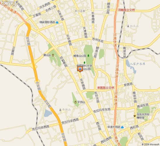 乌鲁木齐市新市区地图