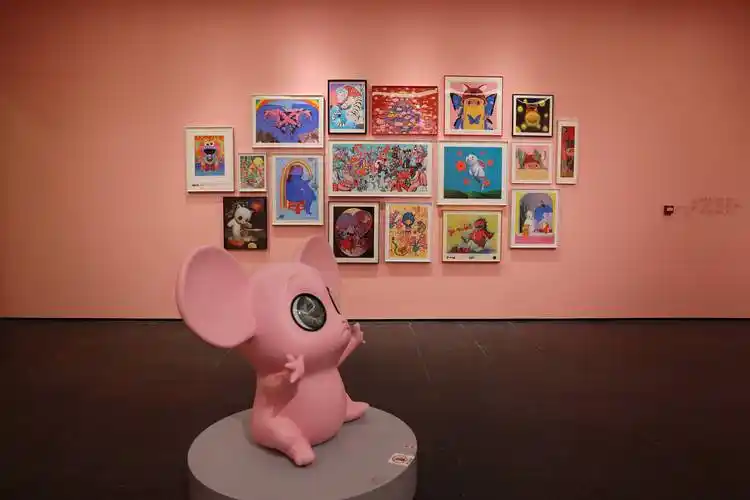 人间烟火潮流花开潮流艺术展亮相最美书店海岱楼钟书阁