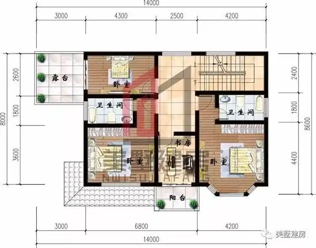 6米小户型的农村自建房,二层能当三层用,超划算!