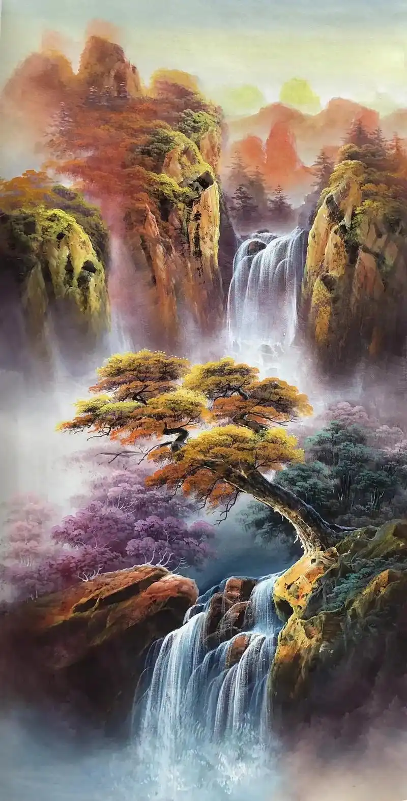 邓晓霞风水油画