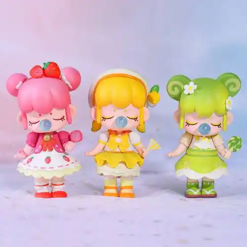 盲盒2021网红新款女孩二十四节气春生夏长手办摆件女生贴纸