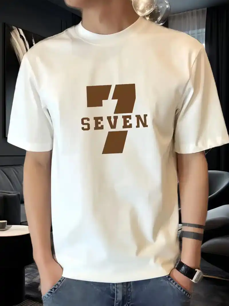 夏季潮流解锁,男士纯棉短袖t恤,简直不要太喜欢了,给你们带来ins风格