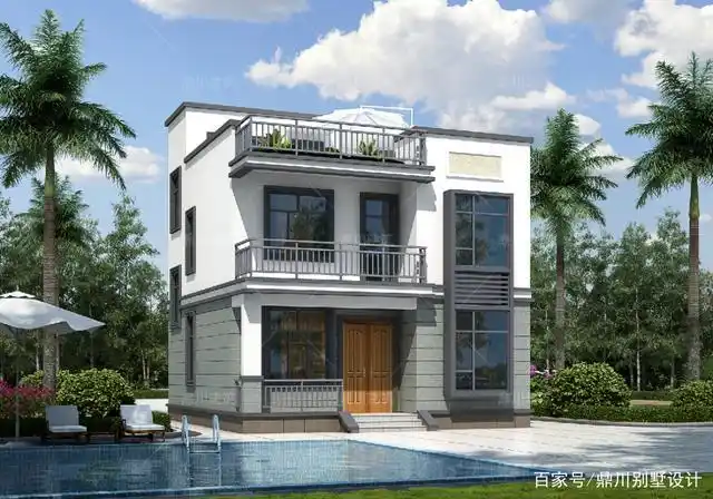 6套平顶别墅,施工简单造价低,适合老百姓建的好房子