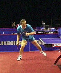 如何提高乒乓球正手弧圈球的前冲力?_过程