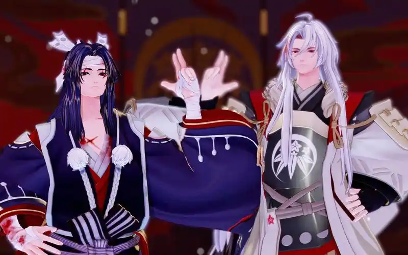 【阴阳师·mmd|4k】g4l~新年快乐~(07▽`067900)【光切】