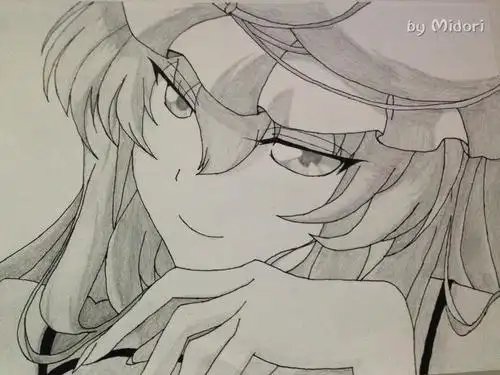 (临摹)紫/幽幽子大人