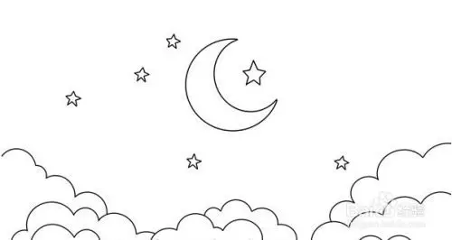 如何为孩子画夜空