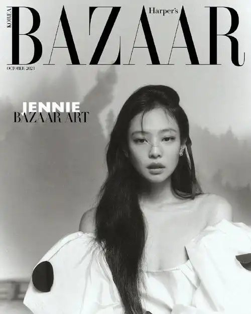 jennieharpersbazaarkorea韩版时尚芭莎十月刊画报