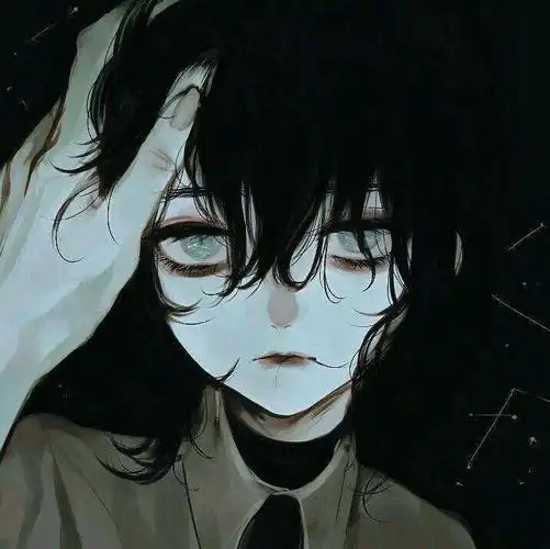 丧丧中带点仙气的动漫女生头像