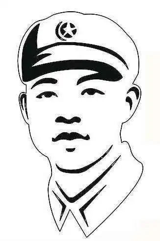 抗日英雄头像简笔画手绘人民英雄纪念碑简笔画革命烈士简笔画简笔画