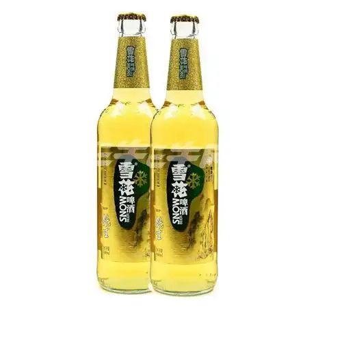 雪花啤酒金标纯生500ml瓶