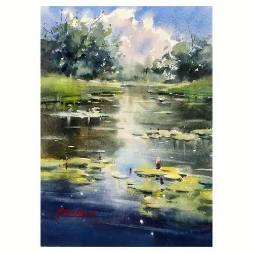 下周四风景班开课!欢迎一起画画!