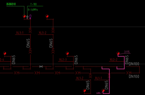 消防管道图求解释一下