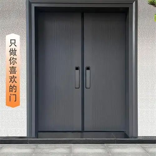 古达定制铸铝门别墅大门双开盗门进户入户子母门家用农村自建房大门