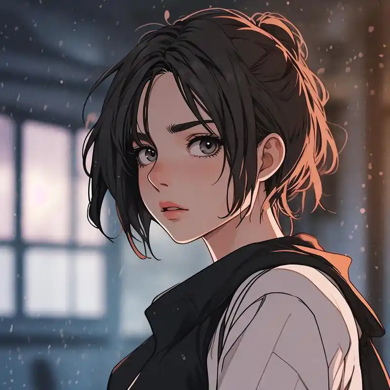 92伤感女生动漫头像精选96