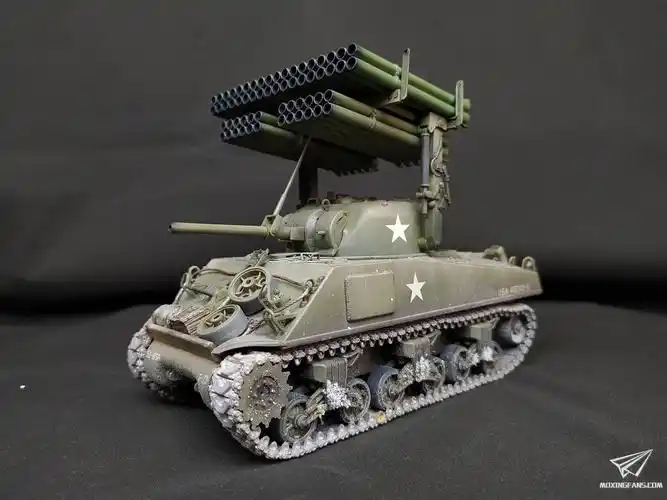 谢尔曼管风琴多管火箭炮_静态模型爱好者--致力于打造最全的模型评测