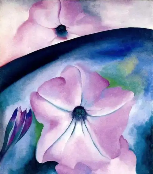 赠画|欧姬芙:不为谁而作的花_腾讯新闻