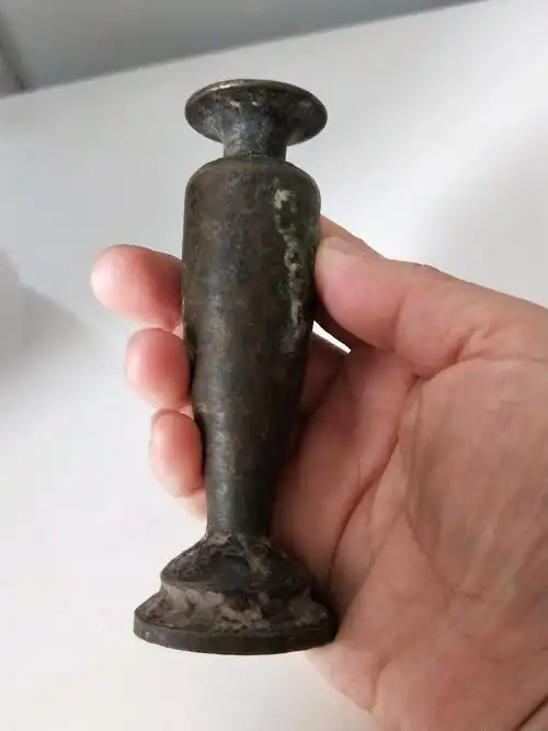 民国全品造型优美的铜烛台