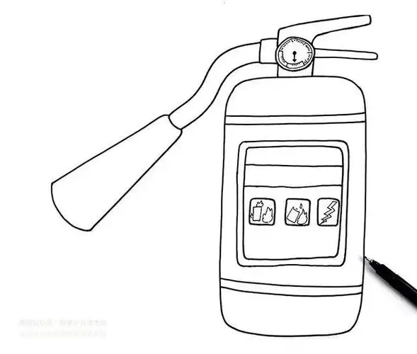 灭火器图片,灭火器图片卡通(综合创意美术课程《"救火英雄"灭火器》)