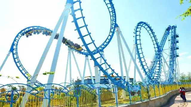 厦门方特玩的时候也坐过这个 感觉命都快没了我宝宝坐过山车都是萌萌