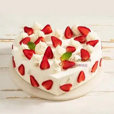心形水果蛋糕