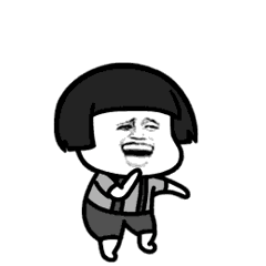 蘑菇头暴漫人物欢乐大笑gif动图_动态图_表情包下载_soogif