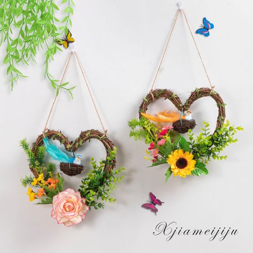 墙壁挂件花环装饰壁挂装饰品幼儿园墙上壁饰室内创意家居房间墙饰