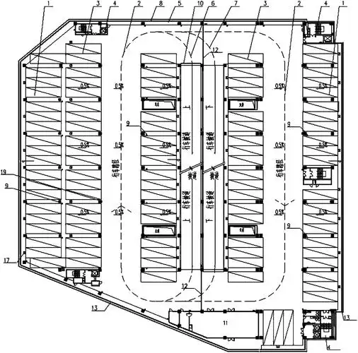 一种多路径高层立体公交综合停车场