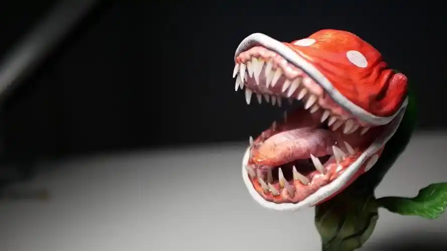 模型胆小勿入你们见过会吃人的食人花吗1